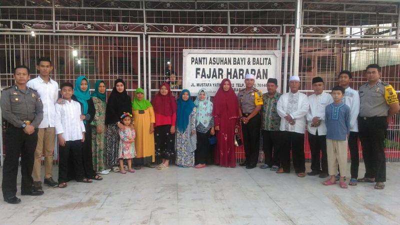 Polresta Pekanbaru Buka Puasa Bersama di Fajar Harapan